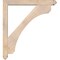 Ekena Millwork Legacy Arts and Crafts Smooth Bracket w/ Offset Brace, Douglas Fir, 5 1/2"W x 40"D x 44"H BKT0604X40X44LEC03SDF - alternate 3